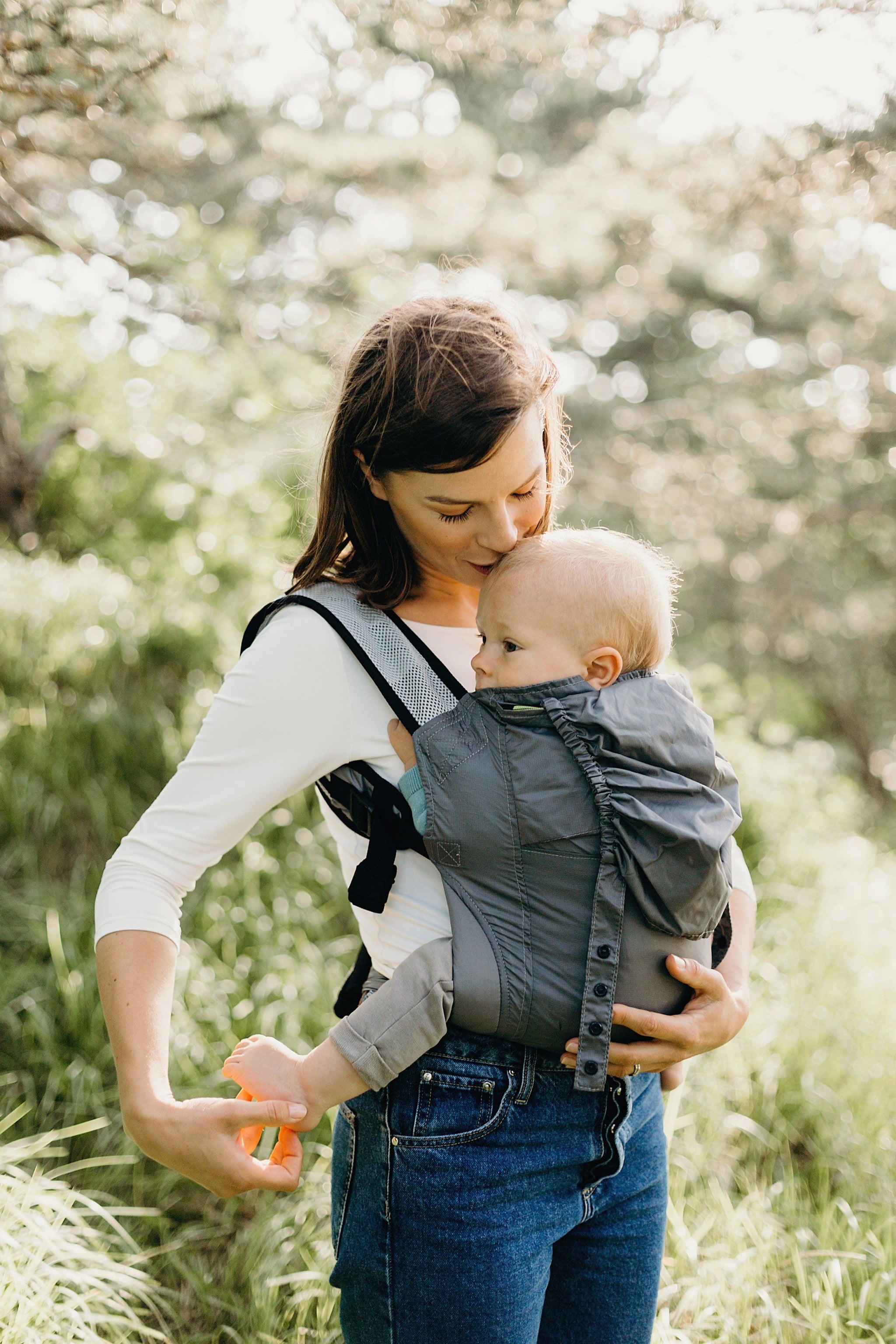 boba air baby carrier grey