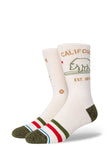 The Cali Republic from Stance Socks is a classic crew sock that provides enhanced cushioning and arch support.
