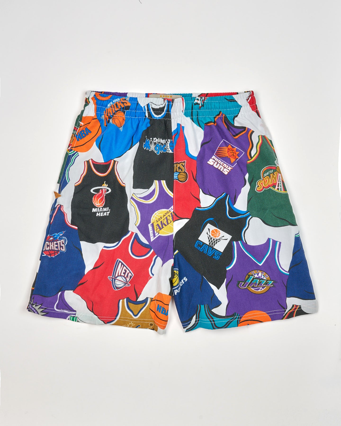 Reworked Vintage NBA All Over Jersey Shorts