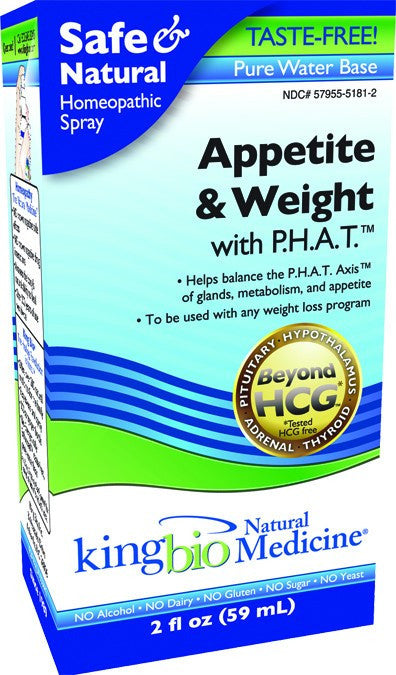 Dietary Supplement - King Bio Appetite & Weight W/ P.H.A.T. 2 OZ