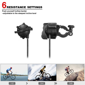 sportneer bike trainer stand steel bicycle exercise magnetic stand with noise reduction wheel