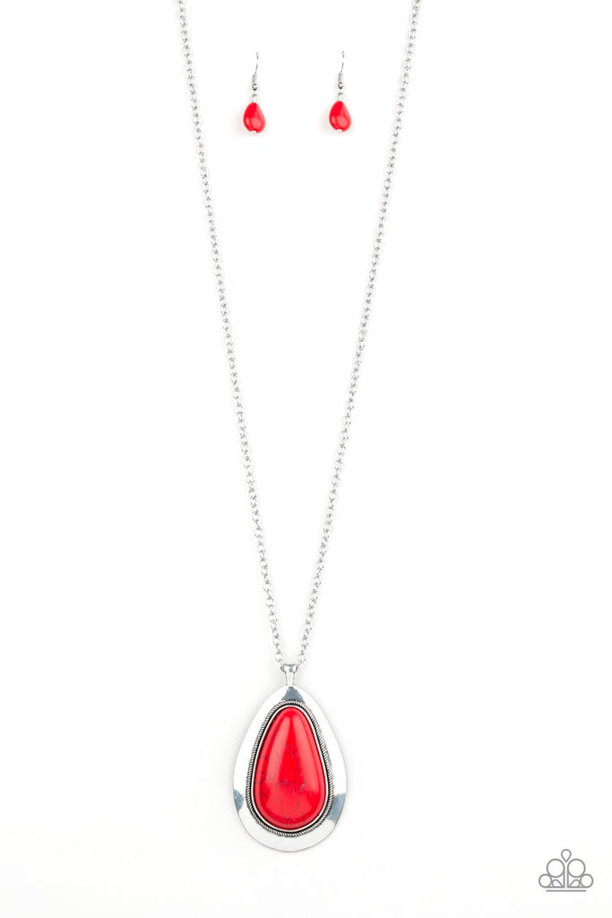 BADLAND To The Bone - Red Necklace | Paparazzi Accessories | $5.00