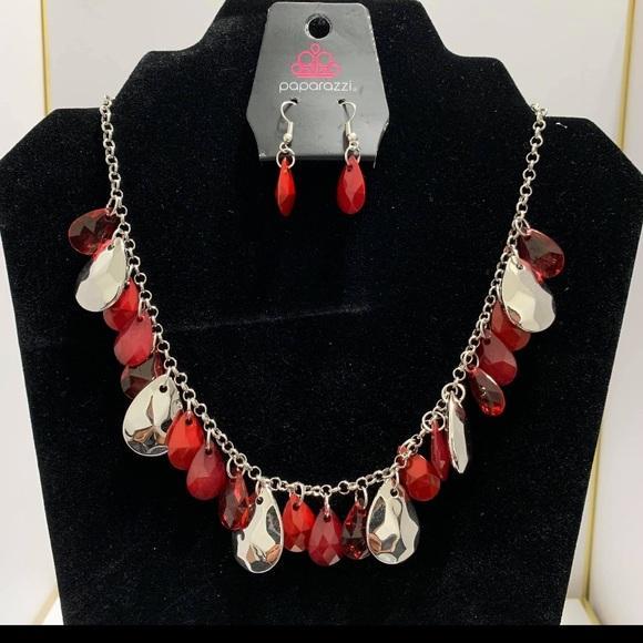 Hurricane Season Red Necklace | Paparazzi Accessories | $5.00