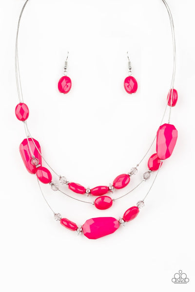 radiant reflections multi necklace paparazzi