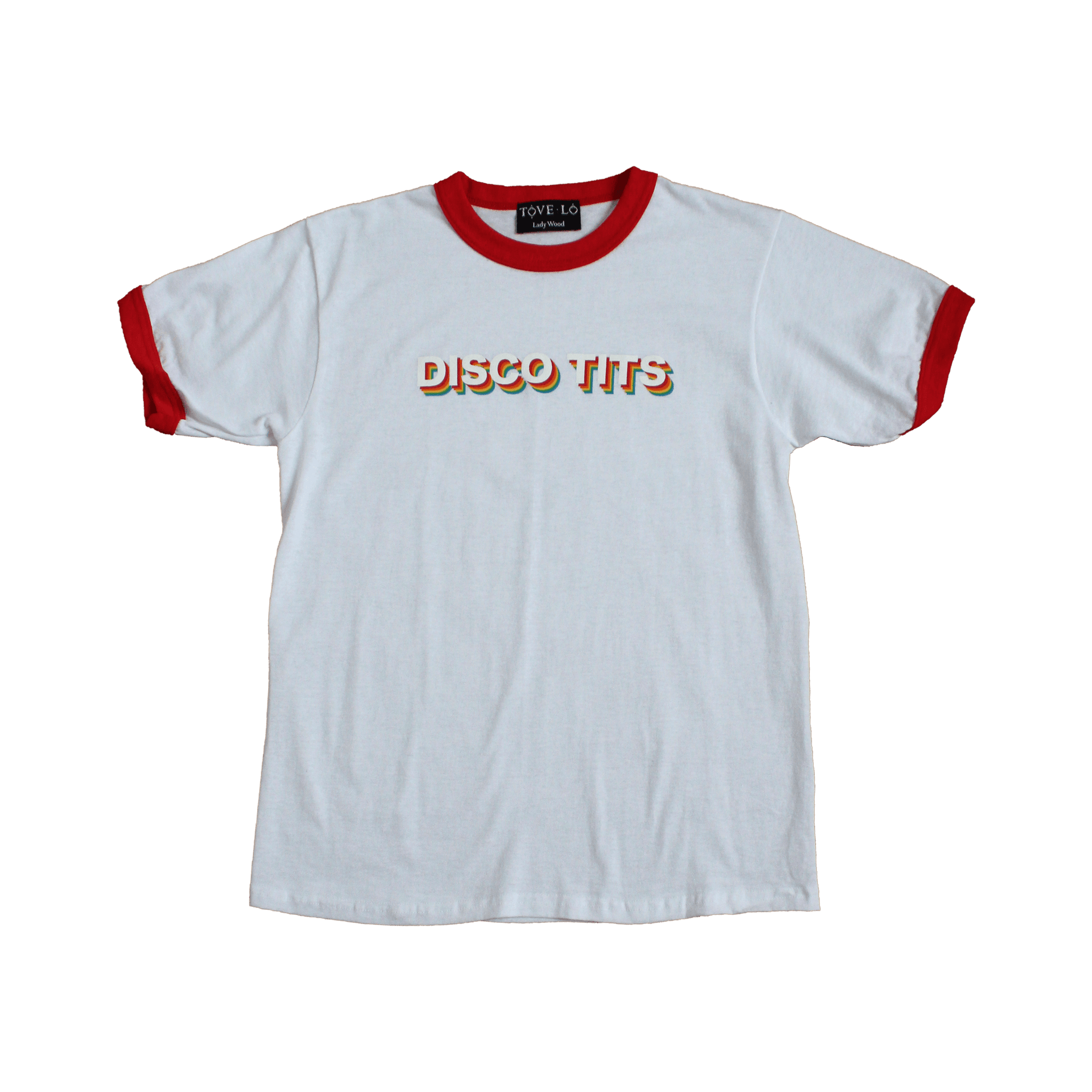 red ringer shirt