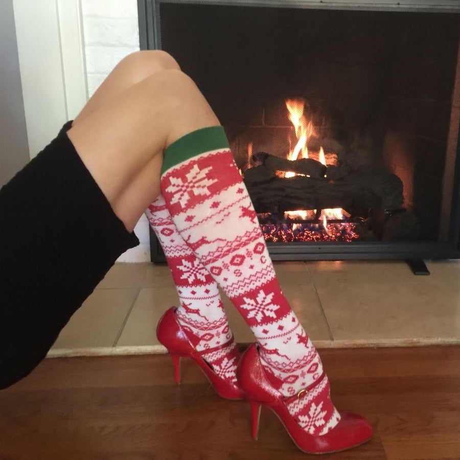 christmas boot socks
