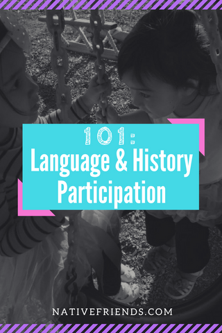 Language and history participation is discussed