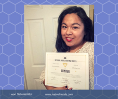 I won NaNoWriMo, National Novel Writing Month - Emily Washines, Native Friends