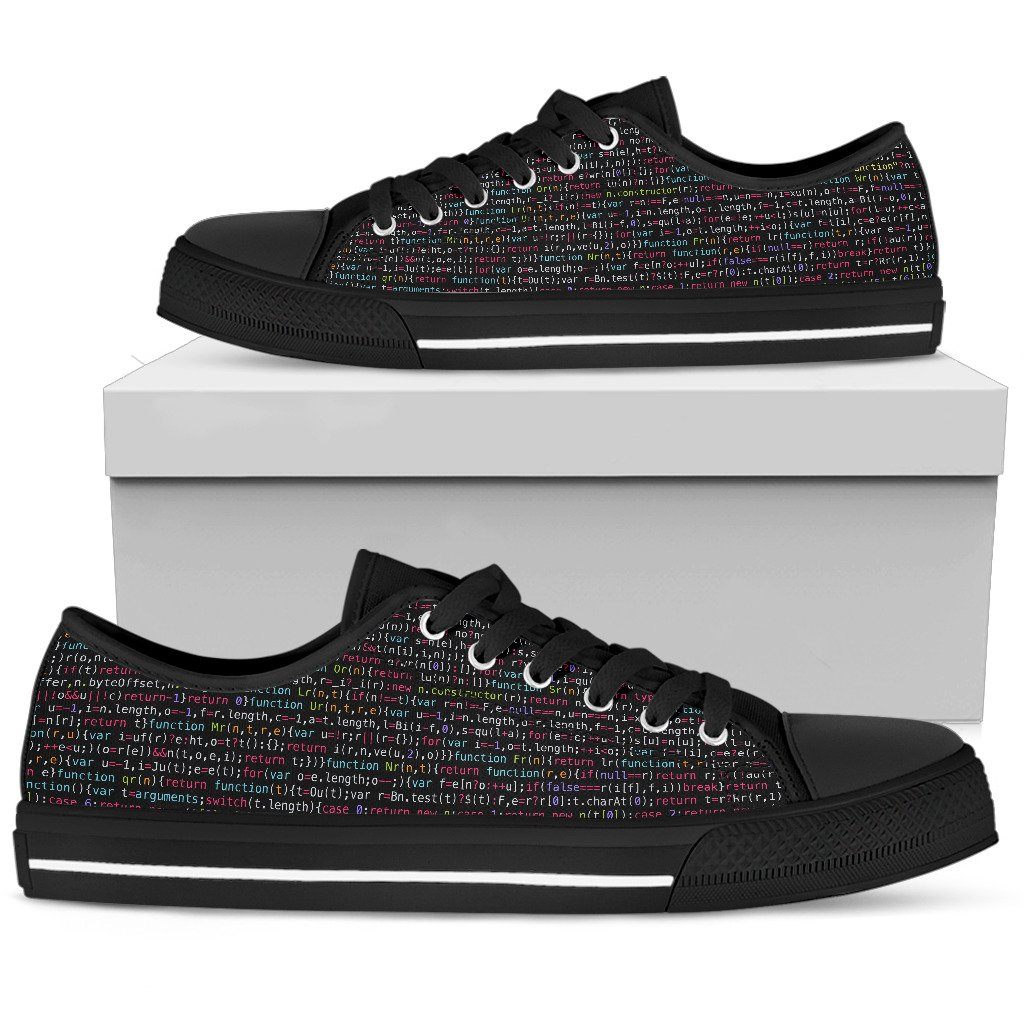 JavaScript Women's Low Top Canvas Shoes