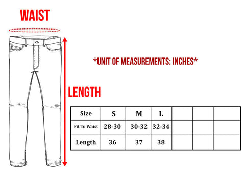 Bershka Pants Size Chart