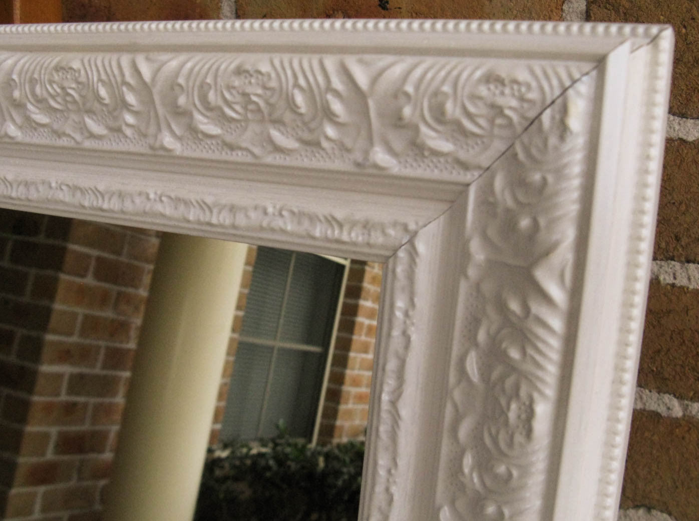 Viera White Ornate Decorative Large Wall Mirror Image Enhancement Image Enhancement Mirrors