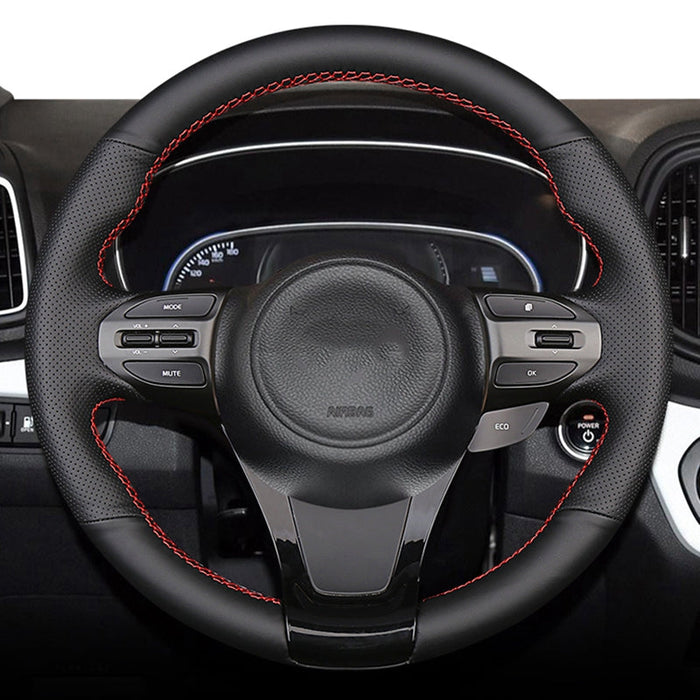 Kia Sorento 2015-2018, Sedona 2015-2019 Steering Wheel Cover Black Car ...