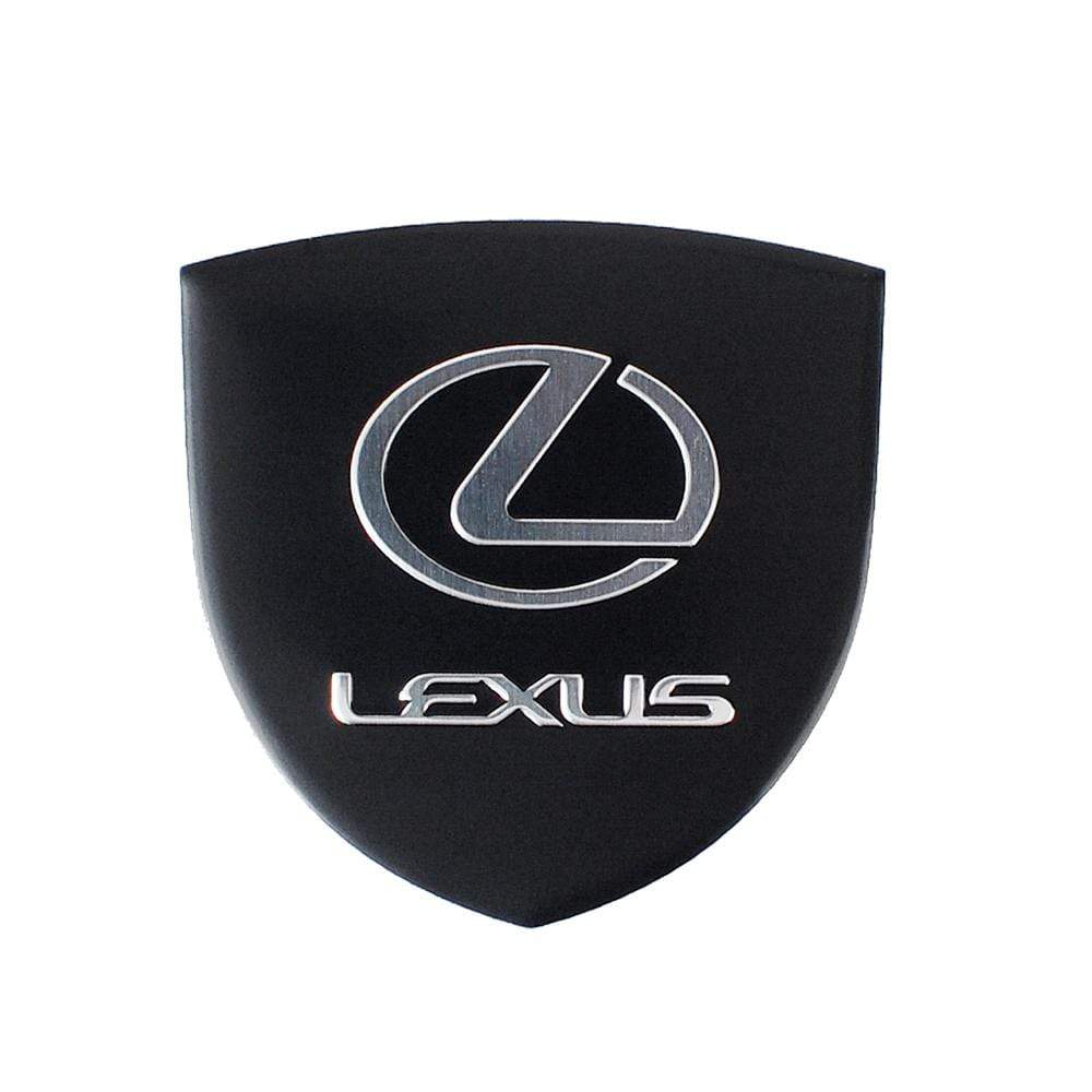 Lexus Shield Logo Badge Trunk Emblem Metal Car Sticker Black Adhesive Natalex Auto