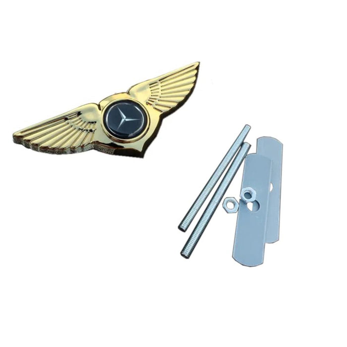 Mercedes-Benz Wings Emblem Sticker Golden / Grille