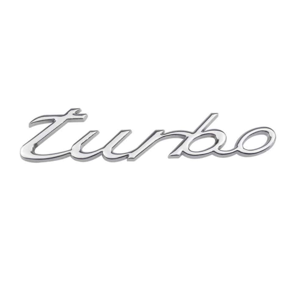 Turbo Car Emblem Sticker for Porsche Porsche Cayenne Macan