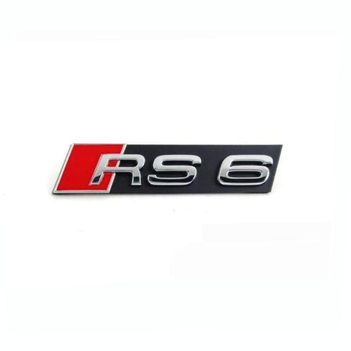 RS6 Front Grille Emblem For Audi Silver