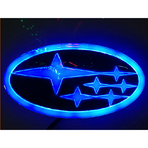 subaru led badge