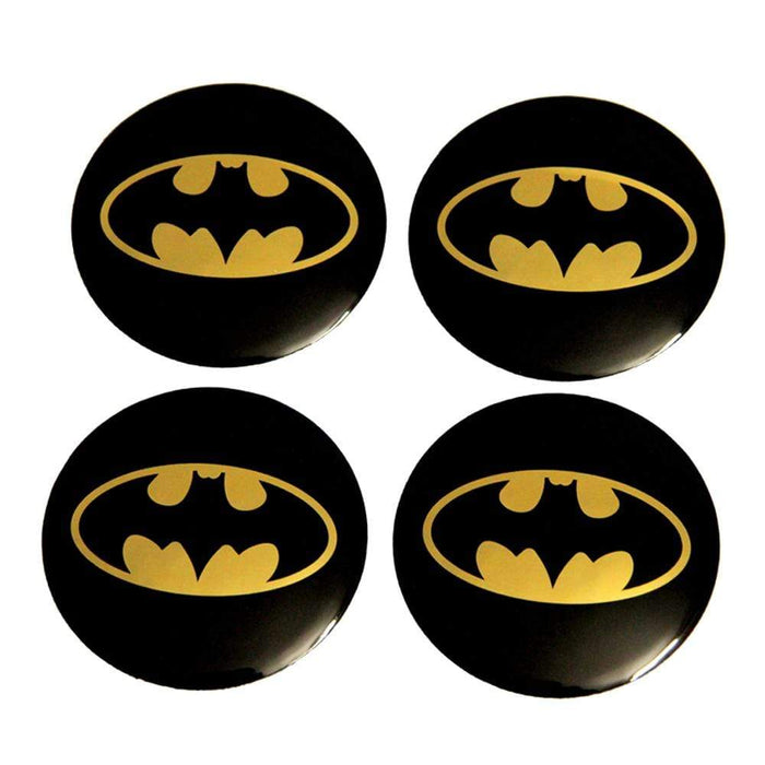 4PCS  Batman Bat Aluminum Car Auto Wheel Center Hub Cap Emblems  Stickers Get the best choice Unrivalled Quality and Value Wholesale Price  