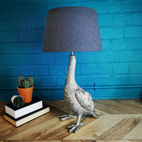 goose table lamp