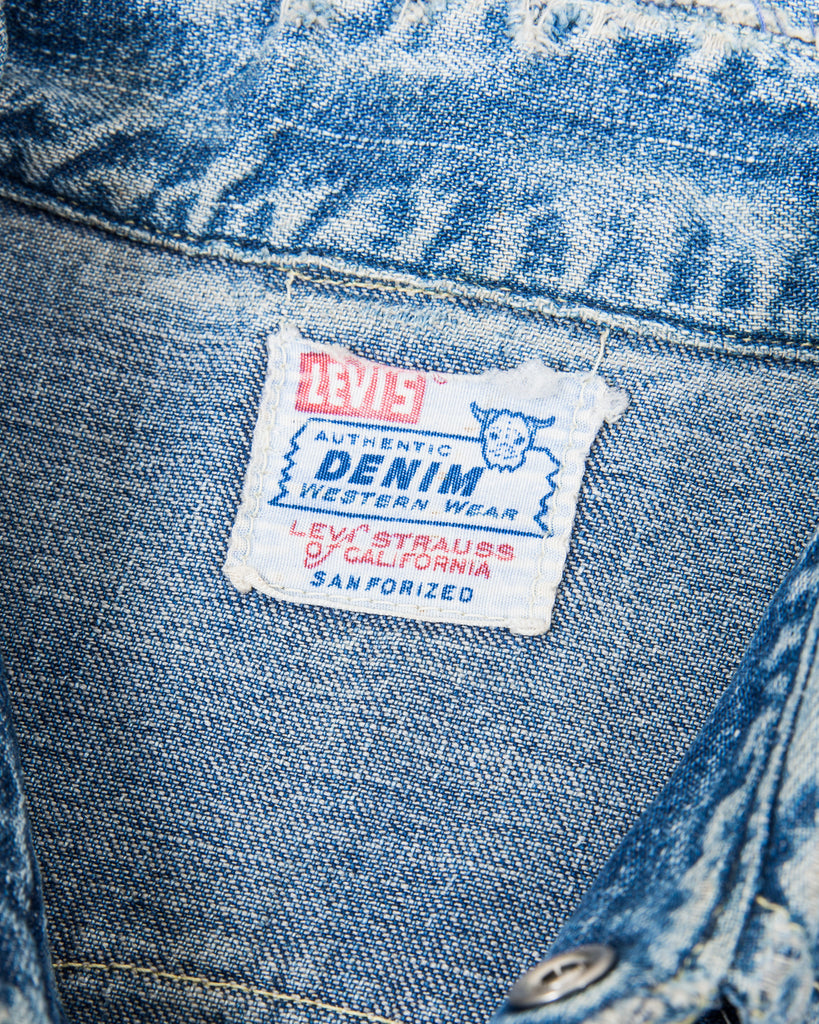 vintage levis shirt labels