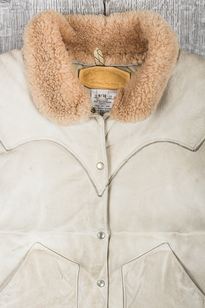 Vintage Rocky Mountain Featherbead leather vest