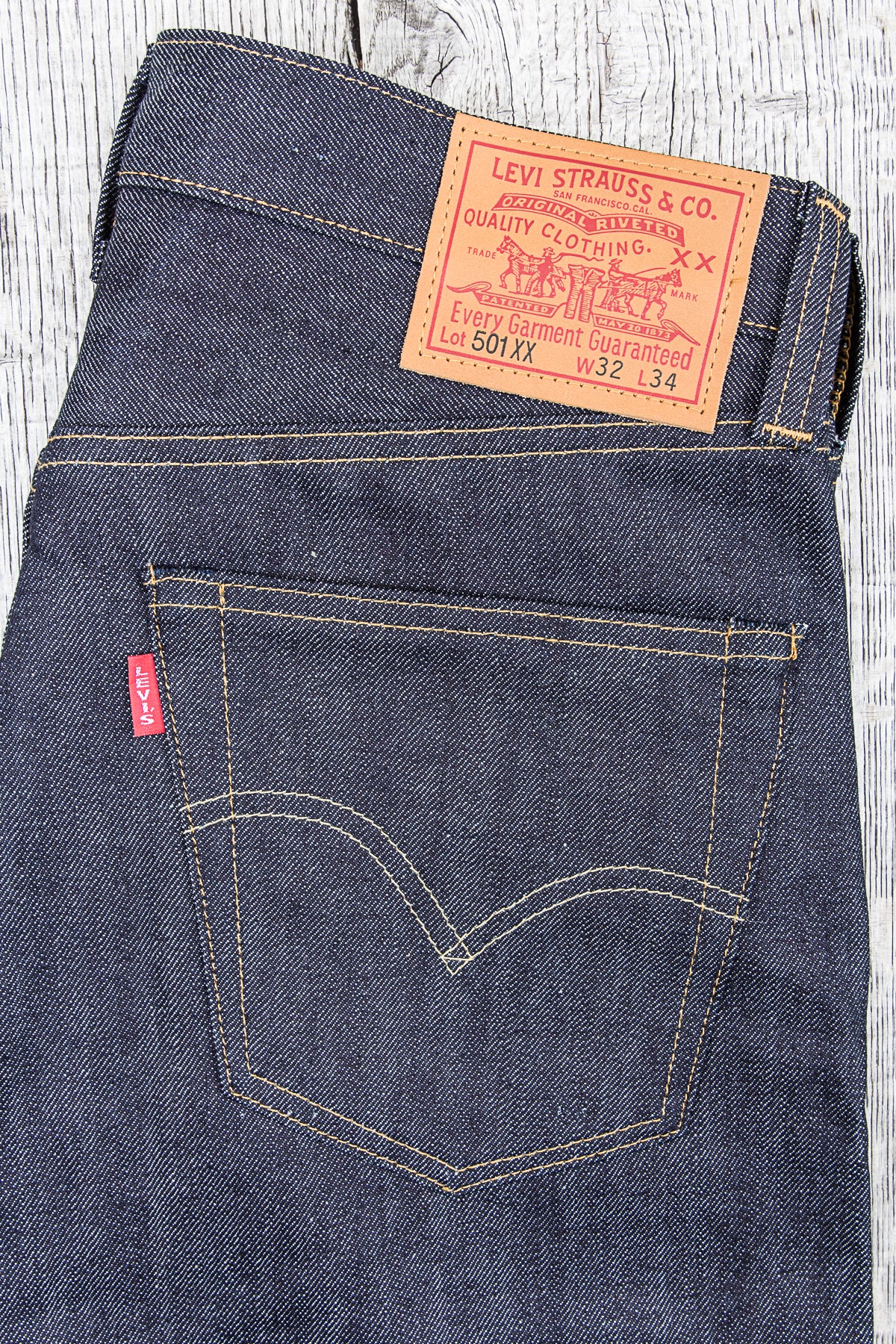 LVC 1947 501XX Jeans Rigid – Second Sunrise