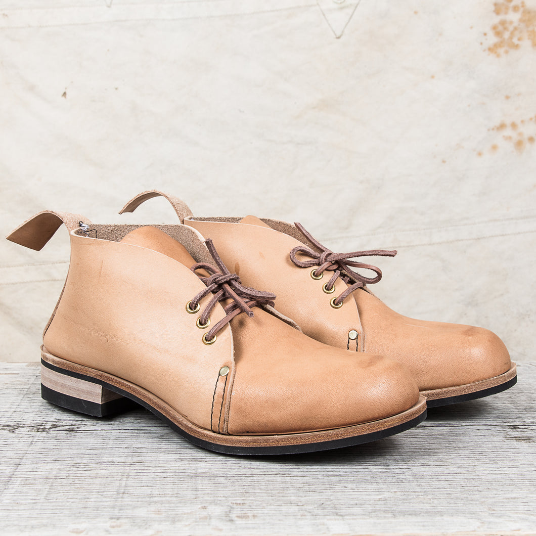 natural leather boots