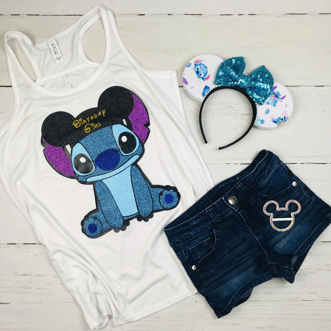 stitch birthday shirt