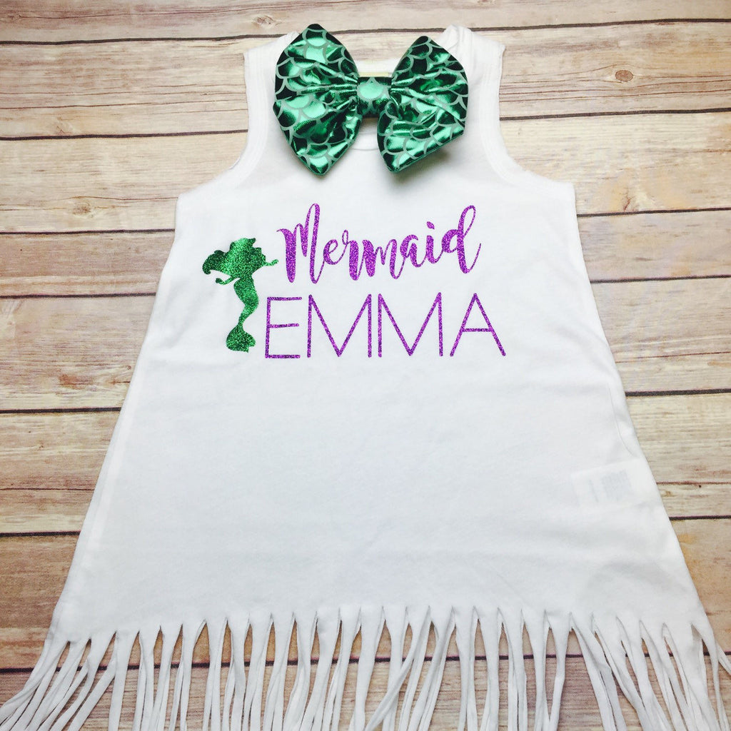 Download Mermaid Birthday Shirt | Girls Mermaid Birthday | Under ...