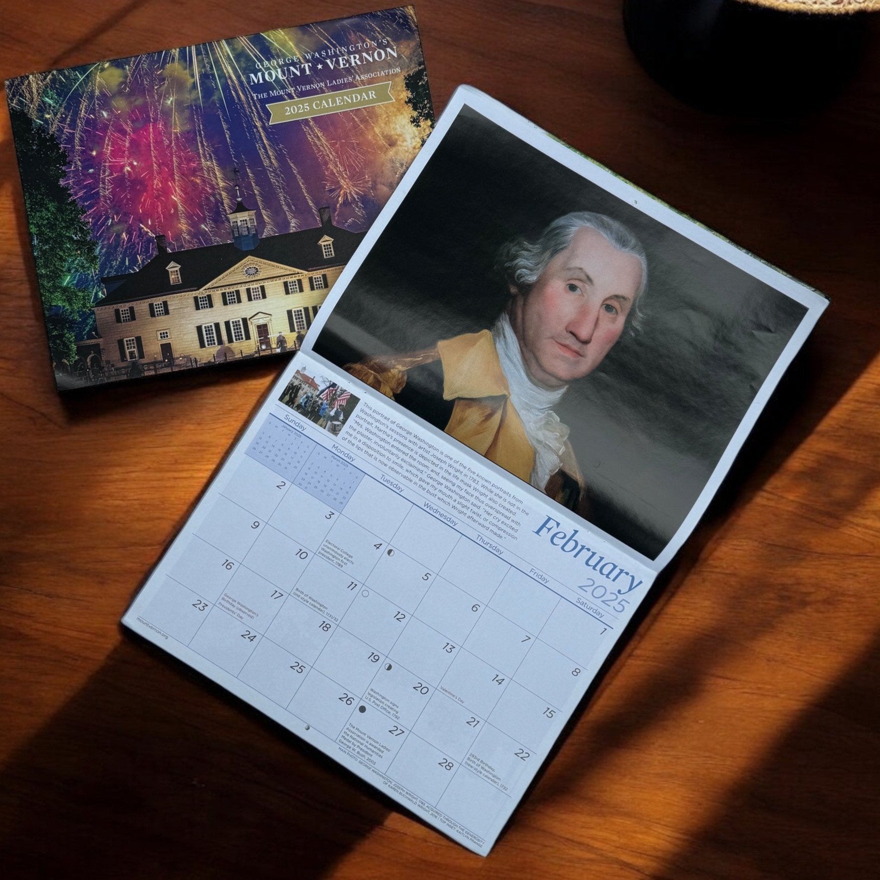 2025 Mount Vernon Calendar