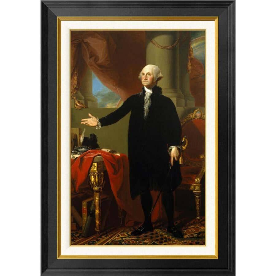 George Washington Lansdowne Portrait Framed Print: Medium Edition