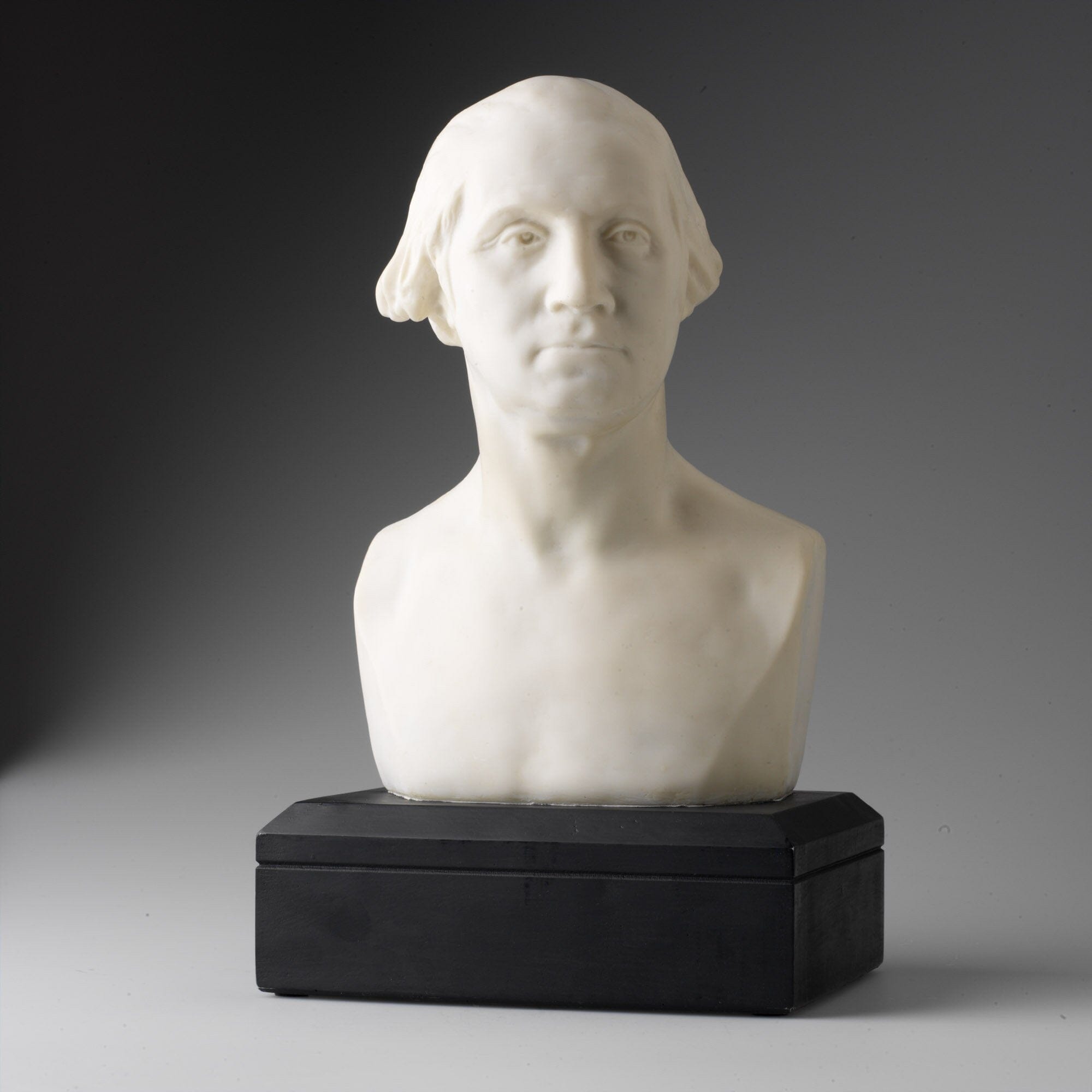 Houdon Bust of George Washington, 12" White