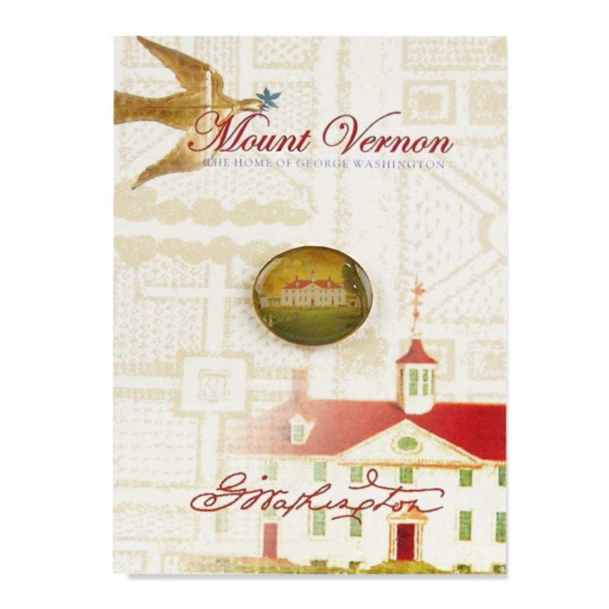 Mount Vernon 1792 Oval Lapel Pin