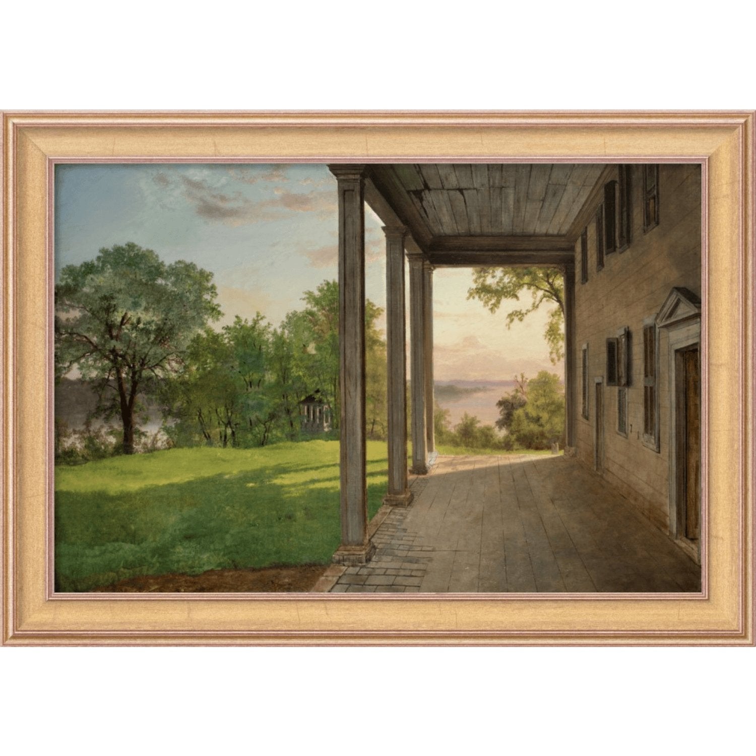 Mount Vernon by Mignot Framed Print: Large Edition