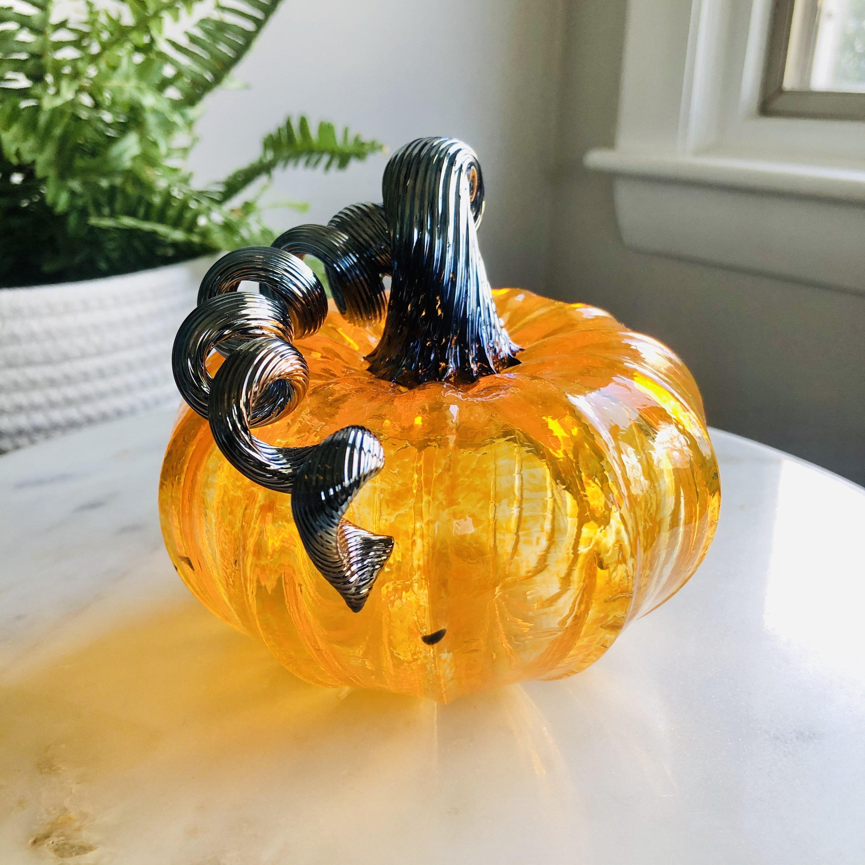 Saffron Glass Pumpkin