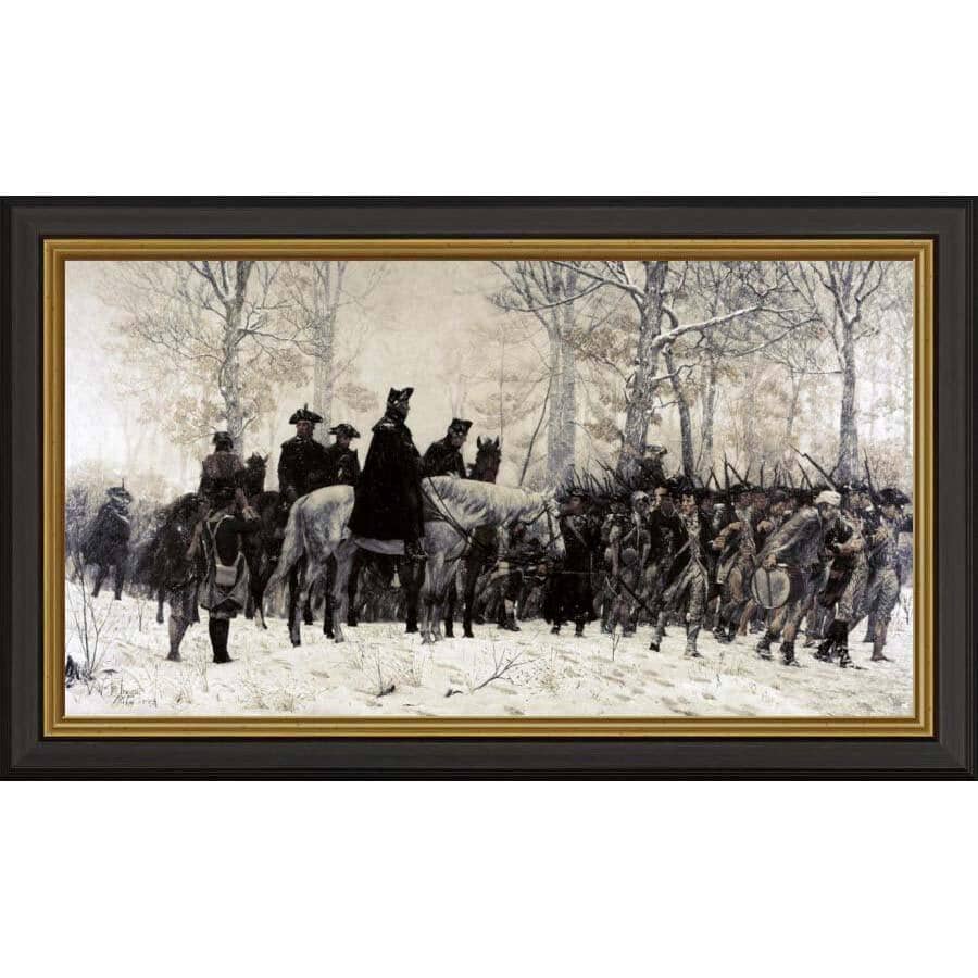 Washington at Valley Forge by Trego Framed Print: Small Edition