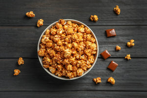 Sea Salt Caramel Popcorn Pick Your Size - DamnGoodPopcorn - Caramel Popcorn Microwave