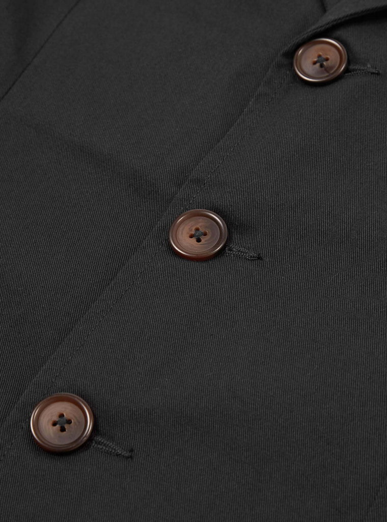 Universal Works London Jacket in Black Twill