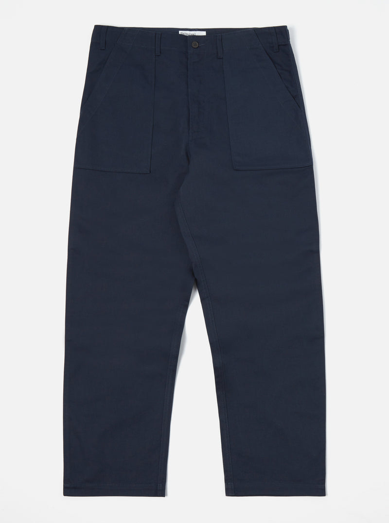 Universal Works Curved Pant in Navy Twill