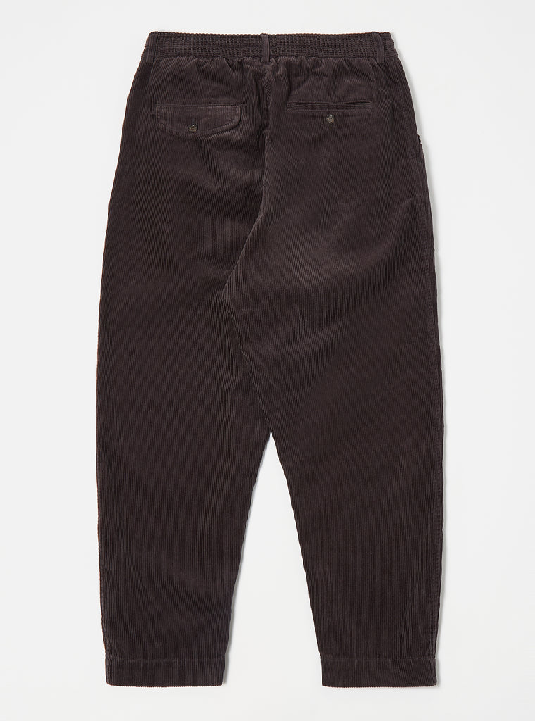 Universal Works Pleated Track Pant in Licorice Cord