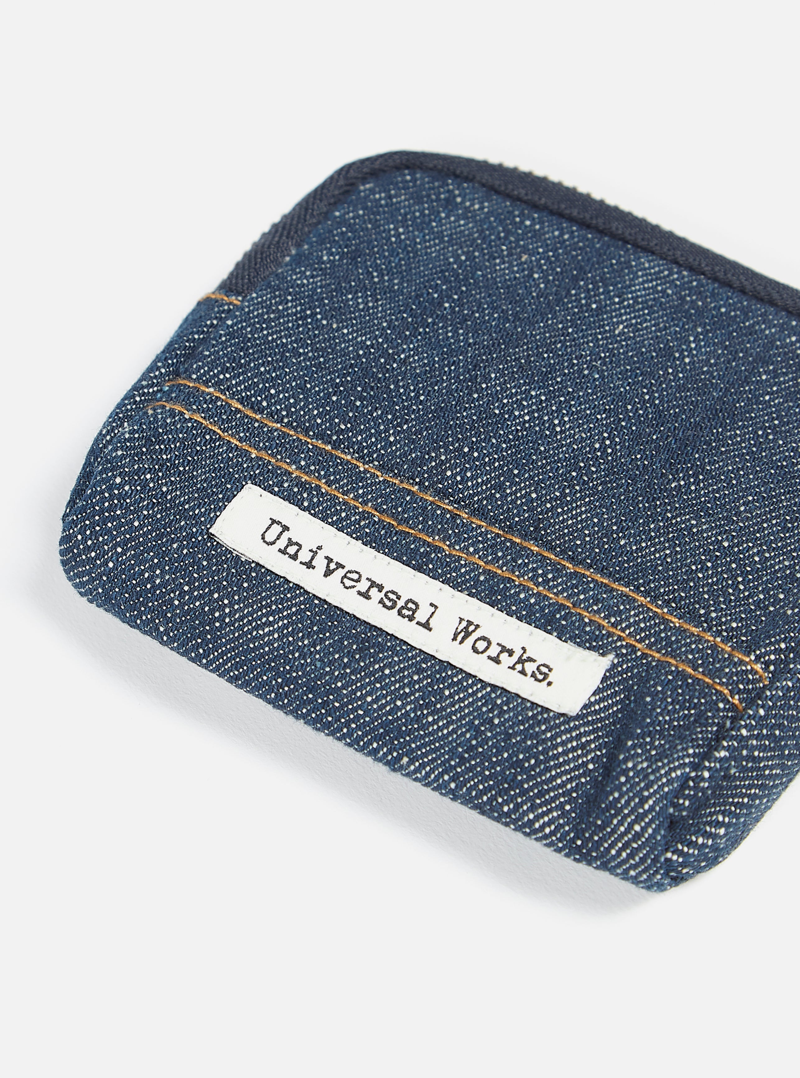 Universal Works Coin Pouch in Indigo Denim