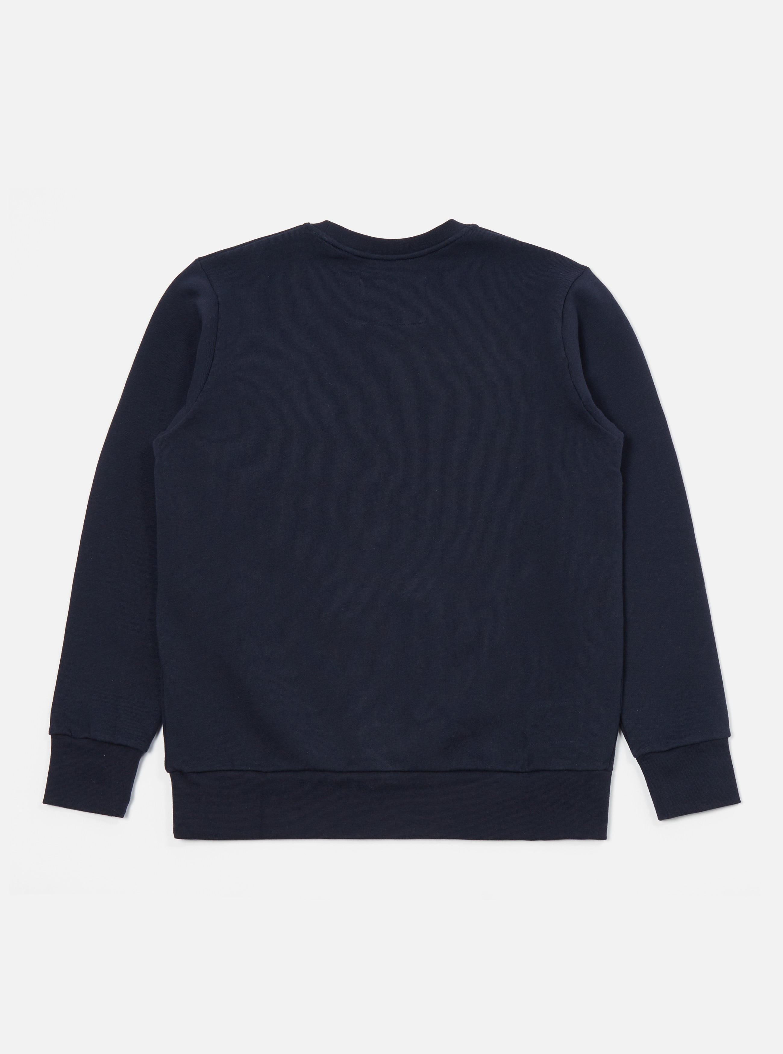 Universal Works x The Pilgrm Loose Pullover in Navy Marl Loopback