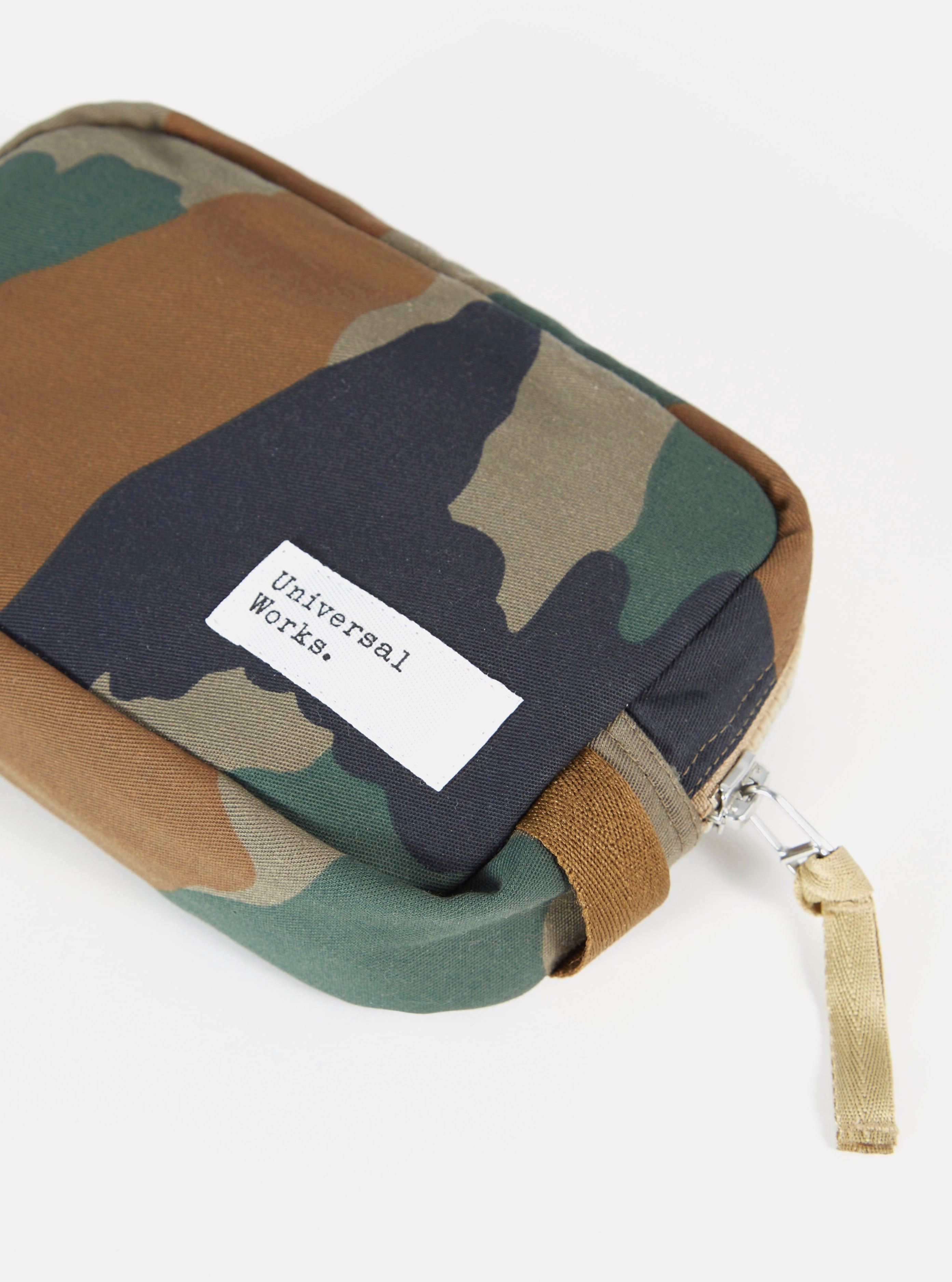 Universal Works Medium Accessory Pouch in Twill Camo