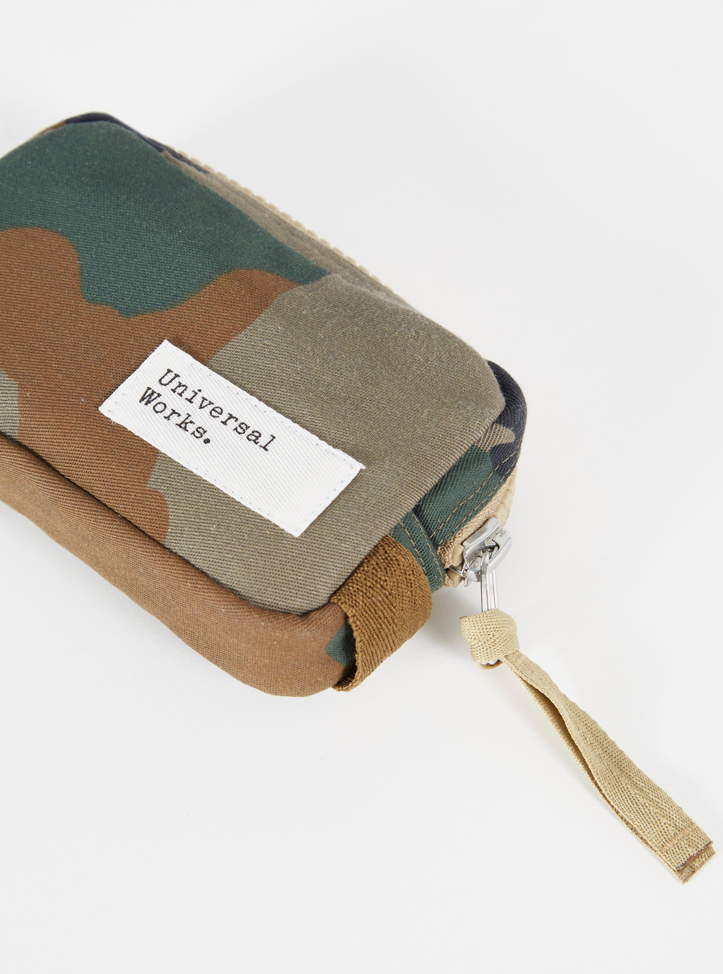 Universal Works Small Accessory Pouch in Twill Camo