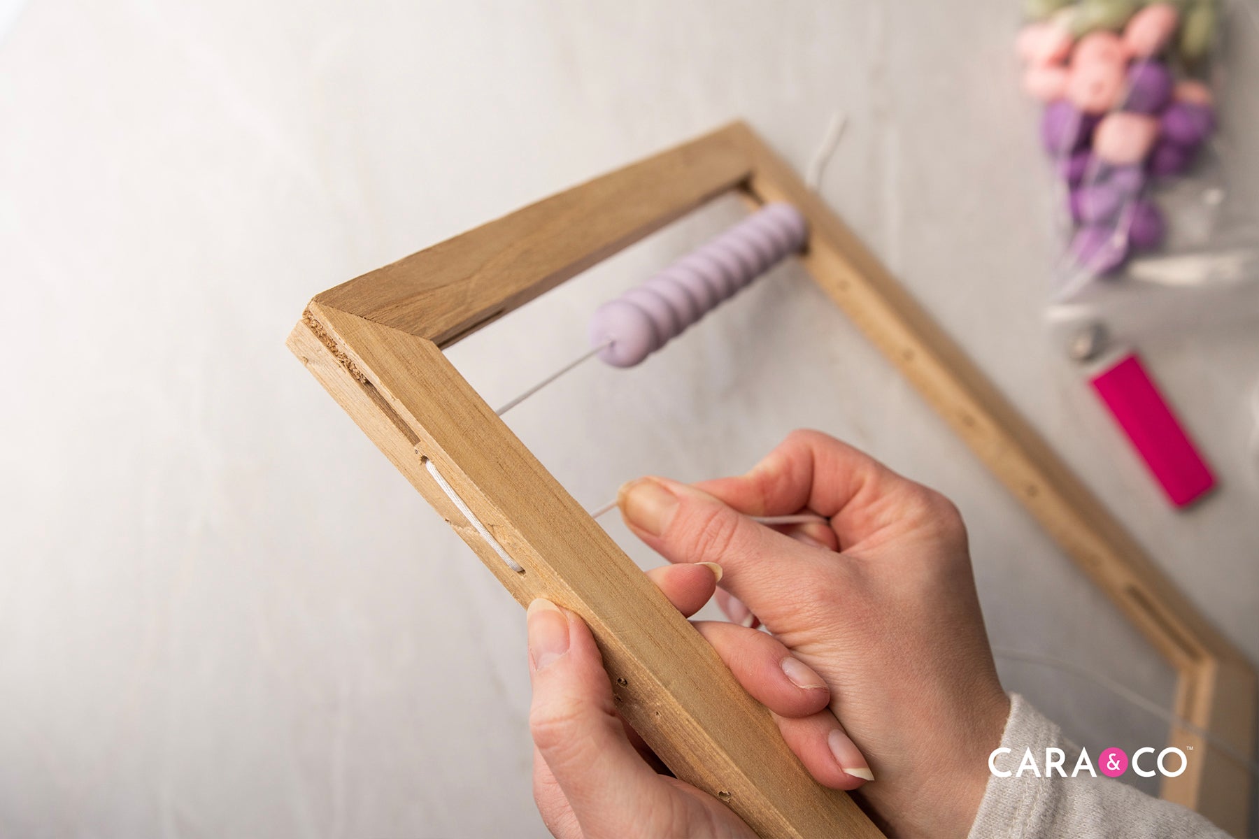 DIY Silicone Bead Abacus - Cara & Co Tutorials