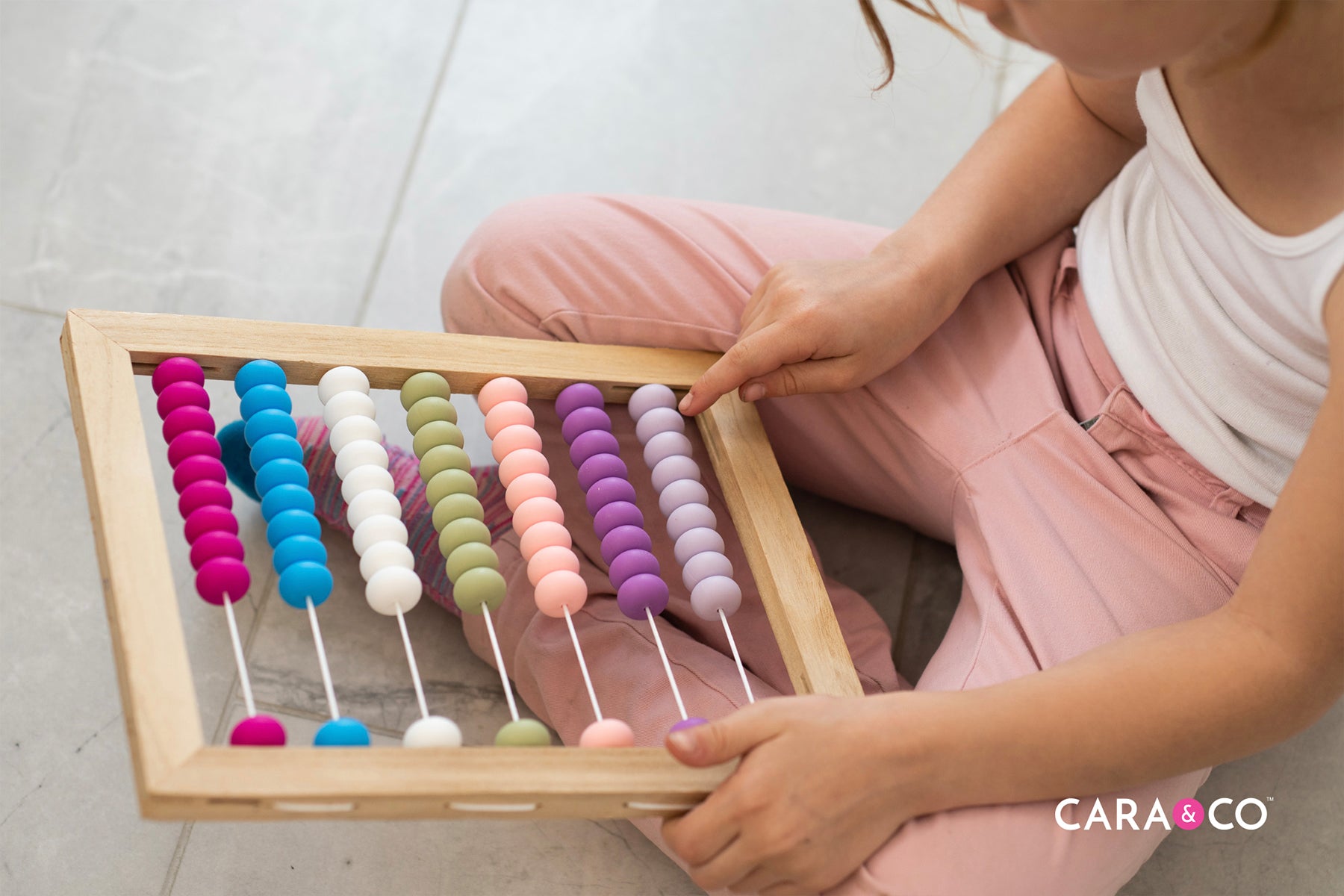 DIY Silicone Bead Abacus - Cara & Co Tutorials