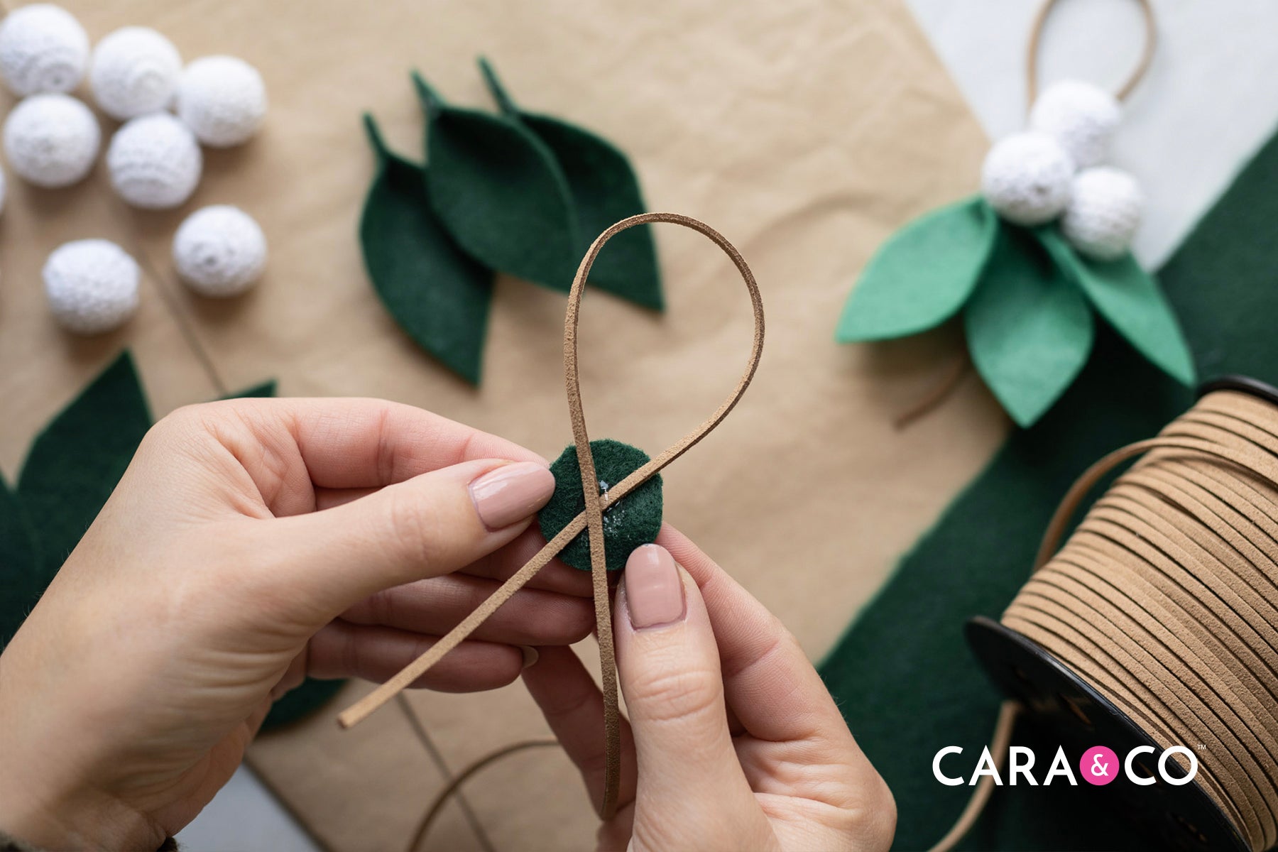 Step-by-step DIY Christmas ornament