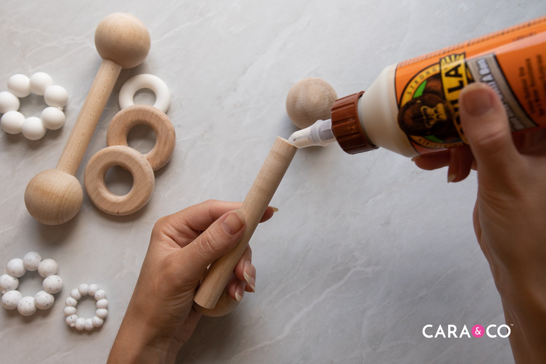 Step-by-step DIY Wood Rattle Toy - Classic Baby Toys