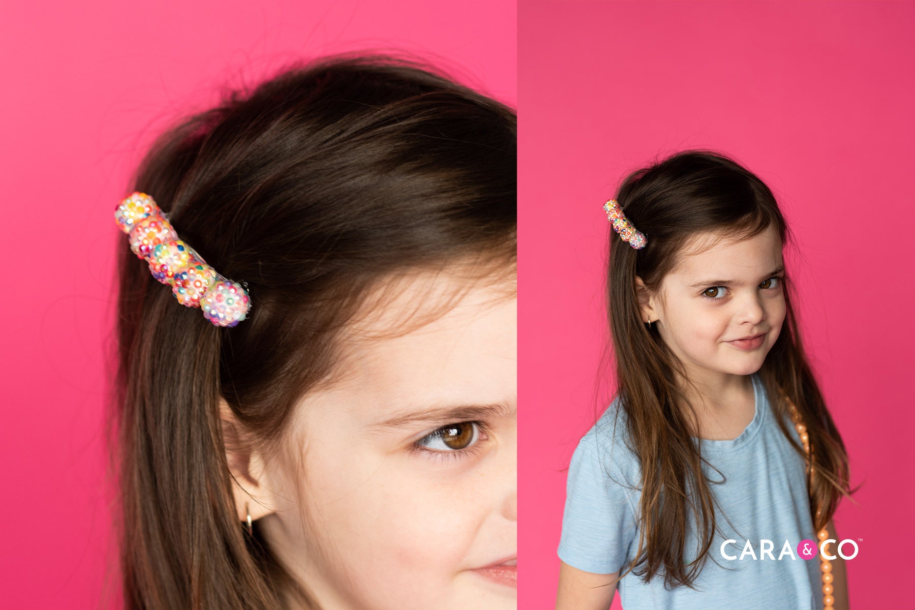 DIY Beaded Hair Barrettes - Tutorial - Cara & Co