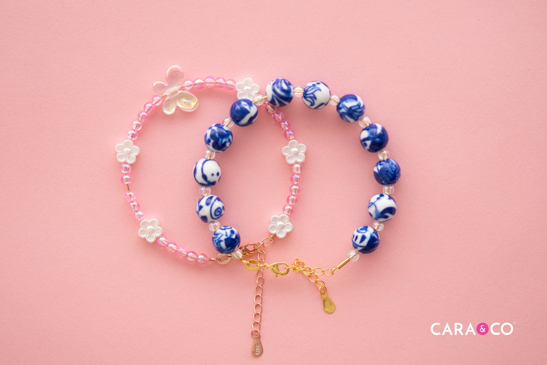 Beadable Bracelet, Acrylic Beads, Heishi Beads, Cara&Co